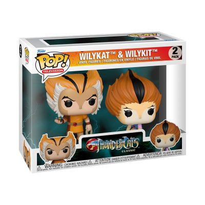 Funko POP! TELEVISION "ThunderCats": ThunderCats Wilykat & Wilykit (2 Pack)