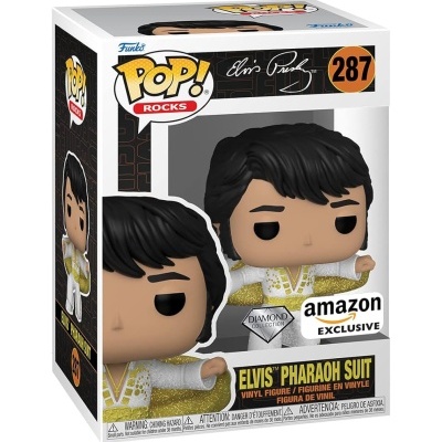 Funko POP! Rocks: Elvis Presley Pharaoh Suit (Diamond Collection) #287 (Exclusive)