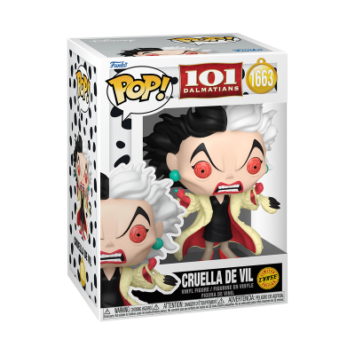 PRÉ-RESERVA - Funko POP! DISNEY "101 Dalmatians": BUNDLE Cruella De Vil + CHASE PRÉ-RESERVA - Funko POP! DISNEY "101 Dalmatians": BUNDLE Cruella De Vil + CHASE