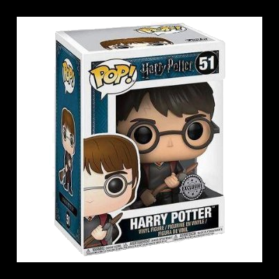 PRÉ-RESERVA - Funko POP! "Harry Potter": Harry Potter (Wth Firebolt) #51 (Special Edition)