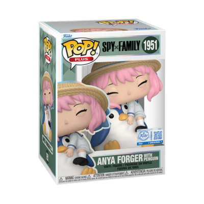 PRÉ-RESERVA Funko POP! ANIMATION "Spy X Family": Anya Forger with Penguin #1951 (SPECIAL EDITION)
