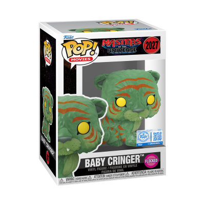 PRÉ-RESERVA - Funko POP! MOVIES "Masters Of The Universe": Baby Cringer (Live Action) (Flocked) #2027 (SPECIAL EDITION)