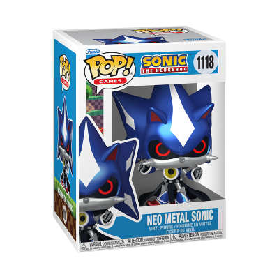 Funko POP! GAMES "Sonic the Hedgehog": Neo Metal Sonic (Metallic)