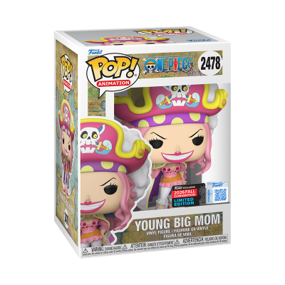 PRÉ-RESERVA - Funko Pop! ANIMATION "One Piece": Young Big Mom #2478 (2026 FALL CONVENTION FUNKO EXCLUSIVE)