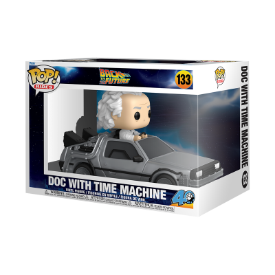 PRÉ-RESERVA - Funko POP! RIDES "Back to the Future": Doc with Time Machine PRÉ-RESERVA - Funko POP! RIDES "Back to the Future": Doc with Time Machine