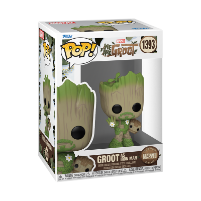 Funko Pop! Marvel Studios "We Are Groot": Groot as Iron Man