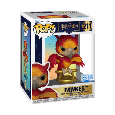 PRÉ-RESERVA - Funko POP!  PREMIUM "Harry Potter": Fawkes #211 (Special Edition)