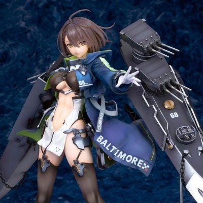 DISPONÍVEL POR ENCOMENDA -  Estatueta "Azur Lane": Baltimore 26 cm