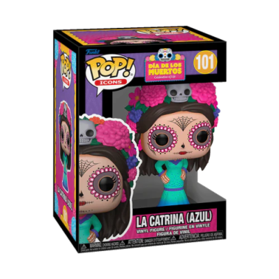 PRÉ-RESERVA - Funko POP! ICONS "Día De Los Muertos": La Catrina (Azul)