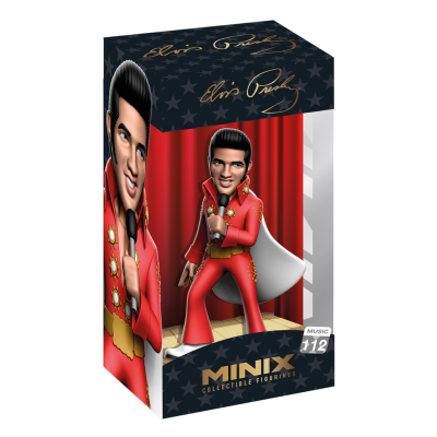 PRÉ-RESERVA - Figura Minix MUSIC: Elvis Presley (Red Suit)