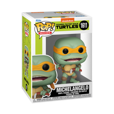 Funko POP! Movies "Teenage Mutant Ninja Turtles": Michelangelo With Sausage Nunchuck #1611