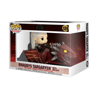 Funko POP Rides Deluxe "House of the Dragon": Rhaenys Targaryen with Meleys
