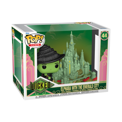 PRÉ-RESERVA - Funko POP! TOWN "Wicked" - Elphaba with the Emerald City