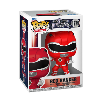 PRÉ-RESERVA - Funko POP! MOVIES "Power Rangers": Red Ranger PRÉ-RESERVA - Funko POP! MOVIES "Power Rangers": Red Ranger