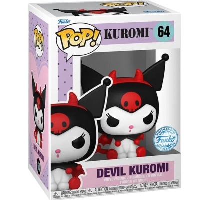 PRÉ-RESERVA/RESTOCK - Funko POP! "Hello Kitty - Kuromi": Devil Kuromi (Exclusive)