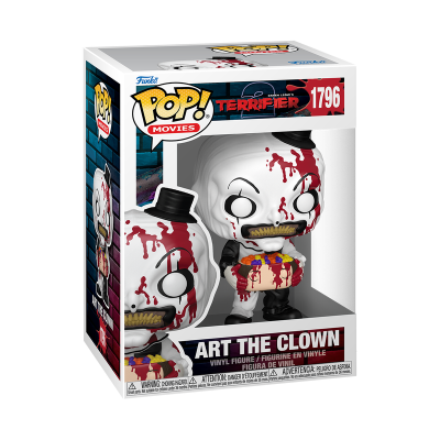 PRÉ-RESERVA - Funko Pop! MOVIES "Terrifier": Art the Clown (With Head) PRÉ-RESERVA - Funko Pop! MOVIES "Terrifier": Art the Clown (With Head)