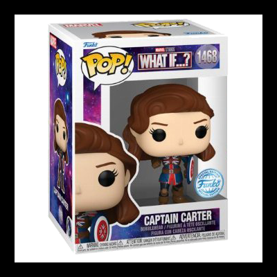 PRÉ-RESERVA - Funko POP! Marvel "What If...?: Captain Carter #1468 (SPECIAL EDITION)