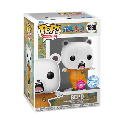 Funko POP!  ANIMATION "One Piece": Bepo (Flocked) #1896 (SPECIAL EDITION)