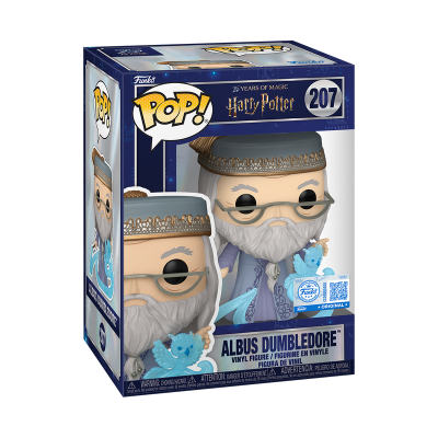 PRÉ-RESERVA - Funko POP!  "Harry Potter": Albus Dumbledore with Patronus #207 (Special Edition)