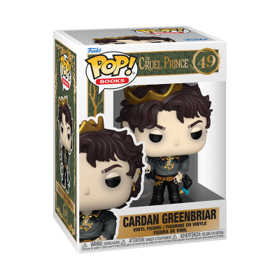 PRÉ-RESERVA - Funko POP!  BOOKS "The Folk of the Air - The Cruel Prince": Cardan Greenbriar #49
