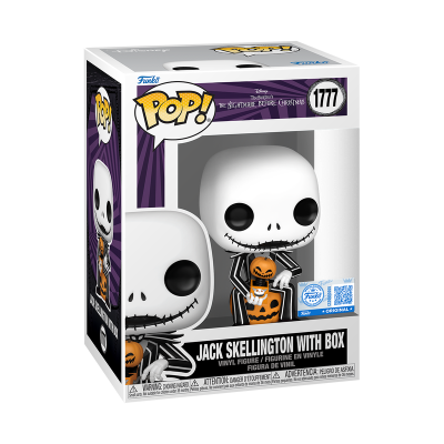 PRÉ-RESERVA - Funko POP!  "Tim Burton’s The Nightmare Before Christmas": Jack Skellington with Box #1777 (SPECIAL EDITION)