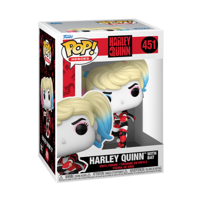 PRÉ-RESERVA - Funko POP! DC Comics "Harley Quinn": Harley Quinn With Bat
