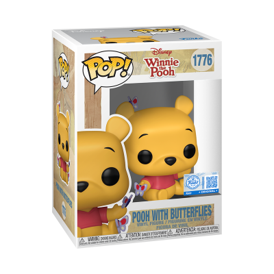 PRÉ-RESERVA - Funko POP! MOVIES "Winnie the Pooh": Pooh with Butterflies #1776 (SPECIAL EDITION)