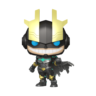 PRÉ-RESERVA - Funko POP! ANIMATION "My Hero Academia": Armored All Might (Metallic) #2182 (SPECIAL EDITION)