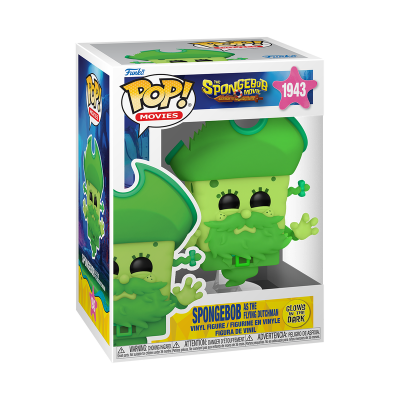 PRÉ-RESERVA - Funko POP! MOVIES "The SpongeBob Movie: Search for SquarePants": SpongeBob as the Flying Dutchman (GITD)