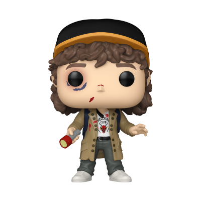 Funko Pop! TELEVISION "Stranger Things": Dustin Henderson (Battle Damaged) #1800 (SPECIAL EDITION)