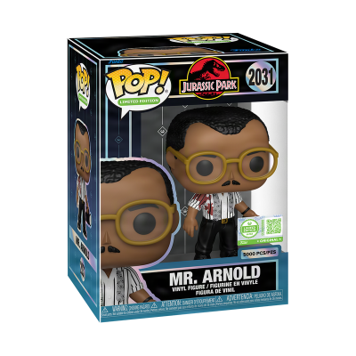Funko Pop! "Jurassic Park": Mr. Arnold with Pop! Protector #2031 (LIMITED EDITION - ULTRA - 5000 PIECES)