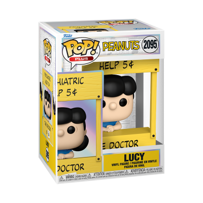 PRÉ-RESERVA - Funko POP! PLUS "Peanuts": Lucy (Psychiatric Booth)