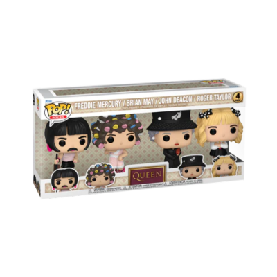 Funko POP! Rocks "Queen": 4 Pack (I Want To Break Free)