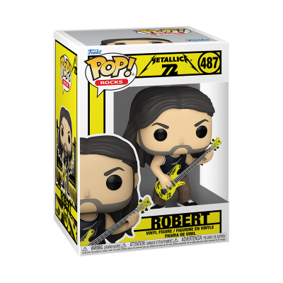 PRÉ-RESERVA - Funko Pop! ROCKS "Metallica": Robert (72 Seasons)