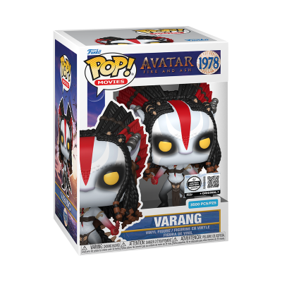 Funko Pop! MOVIES "Avatar: Fire and Ash": Varang with Pop! Protector #1978 (LIMITED EDITION - ROYALTY - 3500 PIECES)