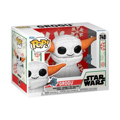 Funko POP! "Star Wars Mandalorian - Holiday": Grogu (Snowman)