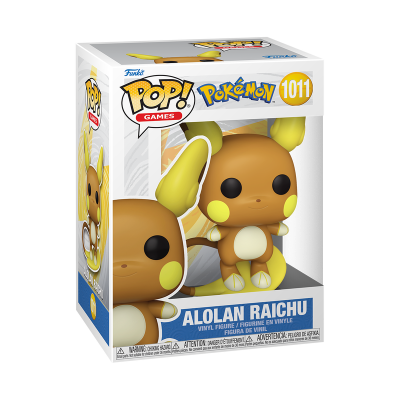 PRÉ-RESERVA - Funko POP! Games "Pokemon": Alolan Raichu