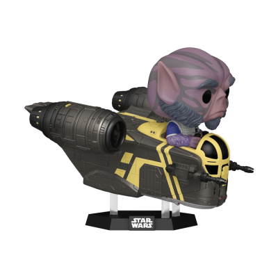 PRÉ-RESERVA - Funko POP!  RIDES DELUXE "Star Wars: The Mandalorian and Grogu": Zeb Orrelios in the Razor Crest #838