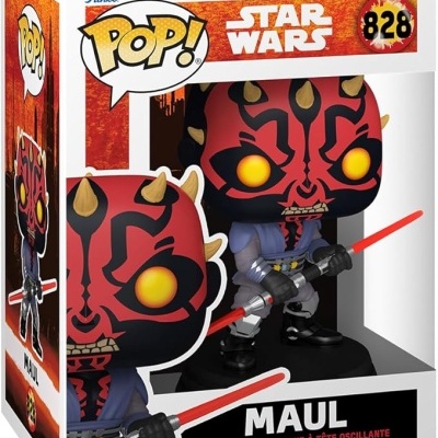 PRÉ-RESERVA - Funko POP! "Star Wars: Maul – Shadow Lord": Maul #830