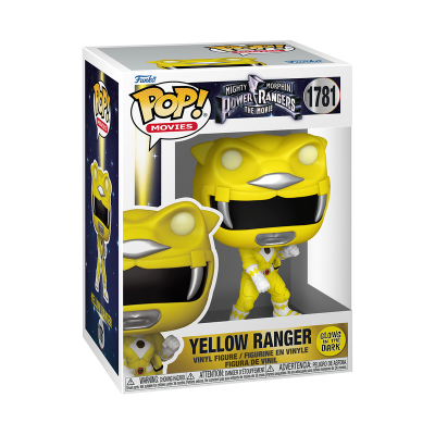 PRÉ-RESERVA - Funko POP! MOVIES "Power Rangers": Yellow Ranger (GITD)