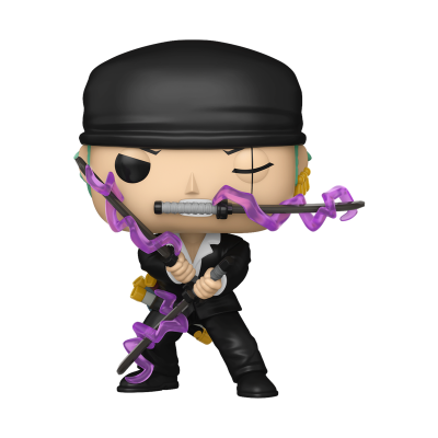 Funko POP! ANIMATION "One Piece":Roronoa Zoro (Dressrosa Arc) (Glow) #2514 (Special Edition)
