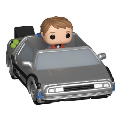 Bitty POP! RIDES "Back to the Future": Marty McFly and Time Machine