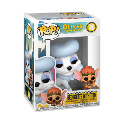 PRÉ-RESERVA - Funko POP! "Oliver & Company": Georgette with Tito #1706