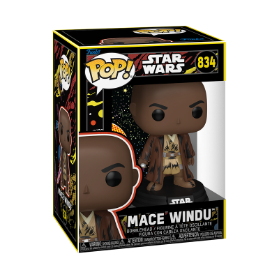 PRÉ-RESERVA - Funko POP! "Star Wars": Mace Windu (Retro)) #834
