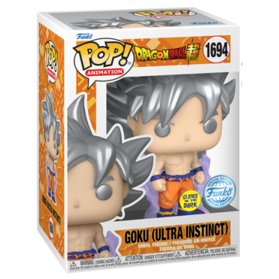 PRÉ-RESERVA - Funko POP! ANIMATION "Dragon Ball Super": Goku Ultra Instinct (Glow in the Dark) #1694 (SPECIAL EDITION)