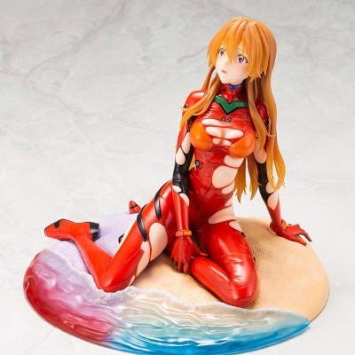 DISPONÍVEL POR ENCOMENDA -  Estatueta "Evangelion": Asuka Langley (Last Scene) 18 cm