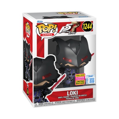 PRÉ-RESERVA - Funko POP!  GAMES "Persona 5 Royal":  Loki with Sword #1244 (2026 Summer Convention  - SPECIAL EDITION)