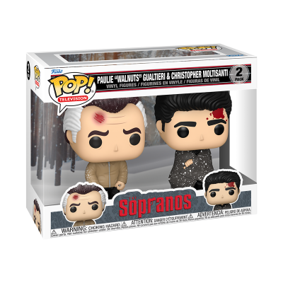 Funko  Pop!  TELEVISION "The Sopranos": Paulie "Walnuts" Gualtieri & Christopher Moltisanti (2-Pack)