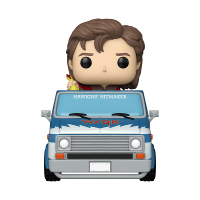 PRÉ-RESERVA - Funko POP! RIDES Deluxe "Stranger Things": Steve with Squawk Van (Exclusive)