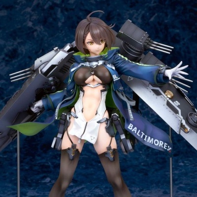 DISPONÍVEL POR ENCOMENDA -  Estatueta "Azur Lane": Baltimore 26 cm